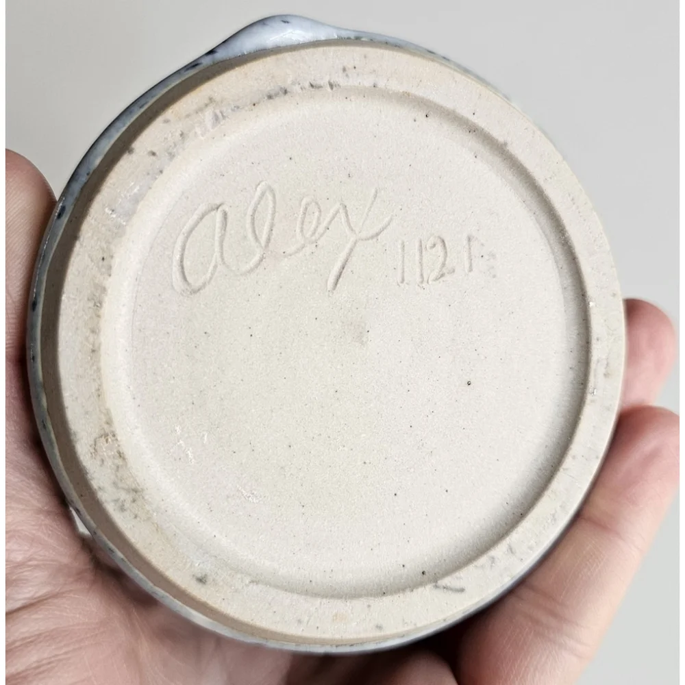 Vintage Studio Pottery Creamer Signed 